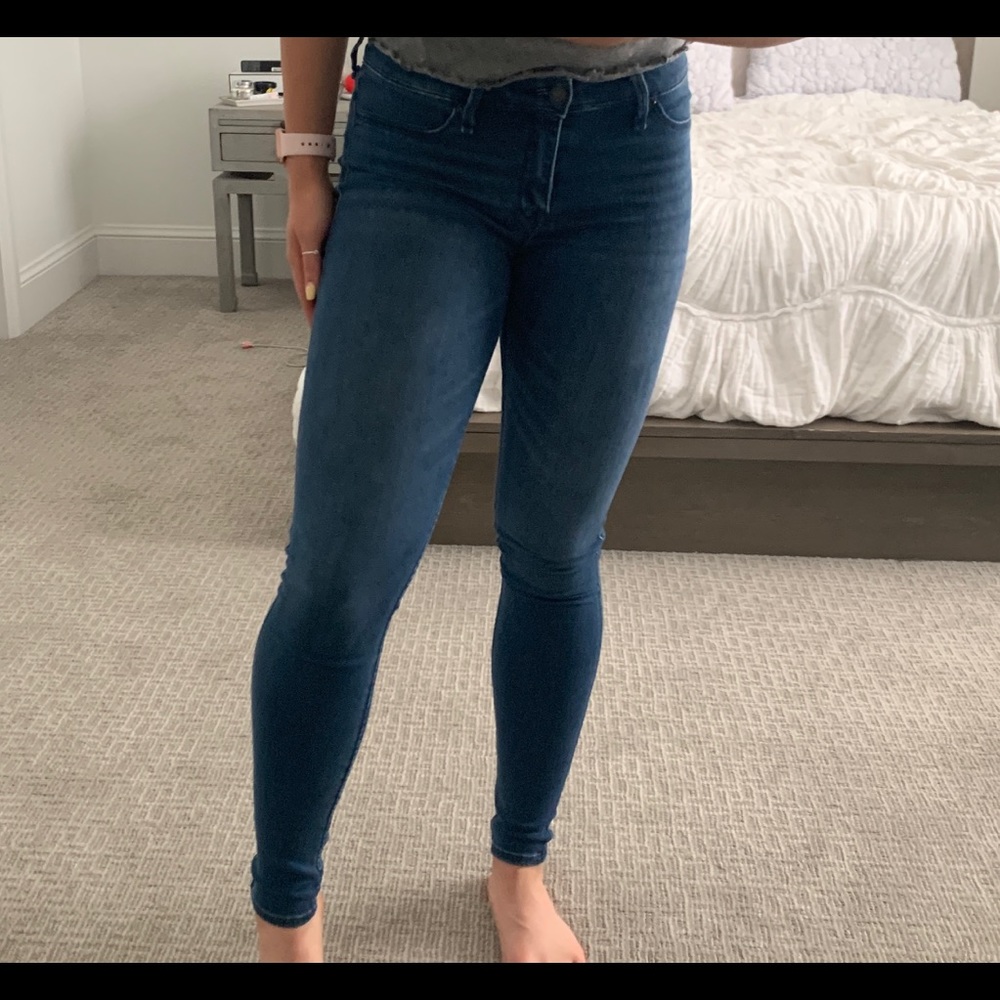 Mid Rise Jean Legging